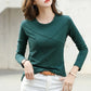 Long Sleeve Women Bamboo Cotton Top