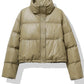 Mock Neck Casual Down Jacket