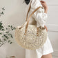 Round Straw Woman's Summer Handbag