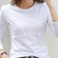 Long Sleeve Women Bamboo Cotton Top