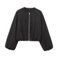 Zipper Bomber Jacket