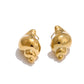 Stainless Steel Conch Stud Earrings